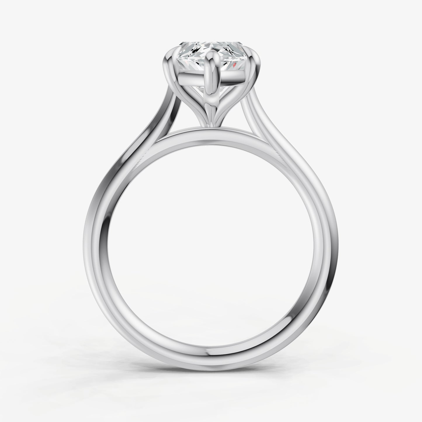 Marquise Cathedral Set Solitaire Engagement Ring
