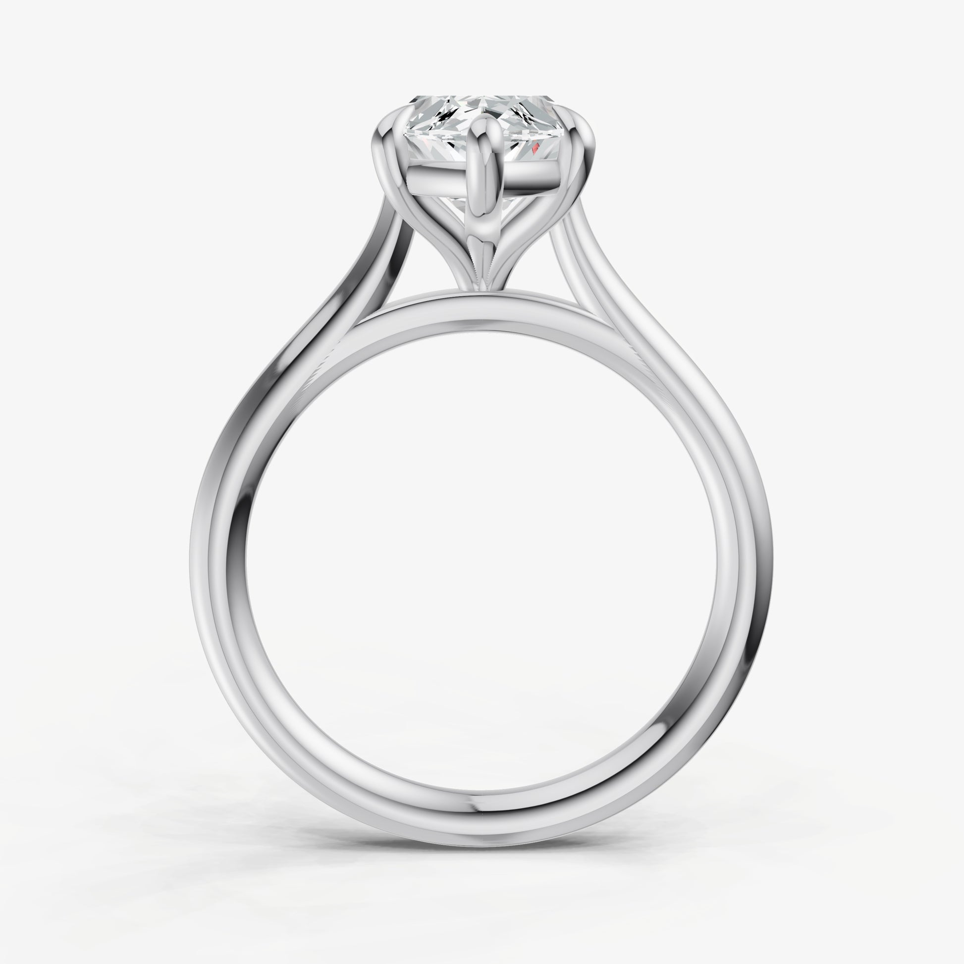 Marquise Cathedral Set Solitaire Engagement Ring
