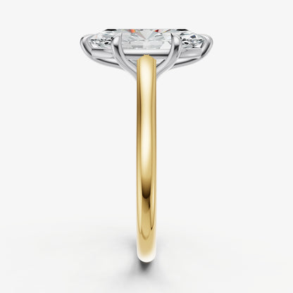Marquise Cathedral Set Solitaire Engagement Ring