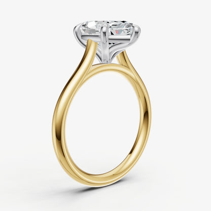 Marquise Cathedral Set Solitaire Engagement Ring