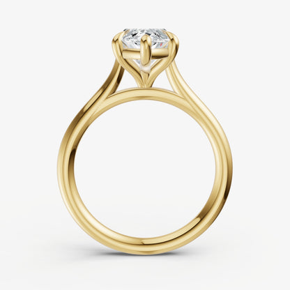 Marquise Cathedral Set Solitaire Engagement Ring