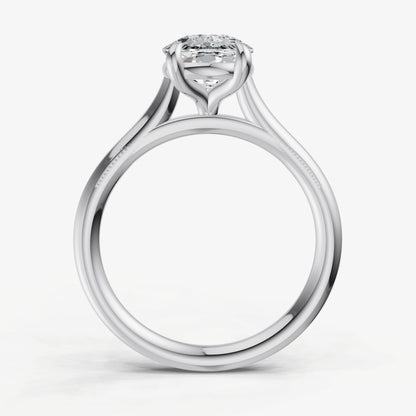 Old Miner Cathedral Set Solitaire Engagement Ring