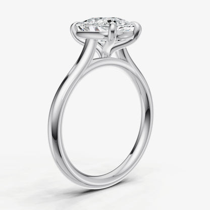 Old Miner Cathedral Set Solitaire Engagement Ring