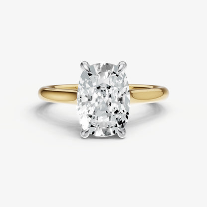 Old Miner Cathedral Set Solitaire Engagement Ring