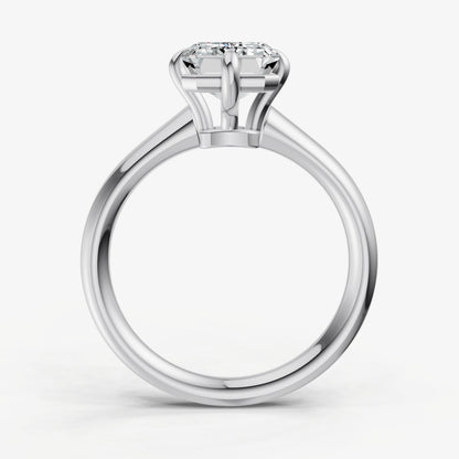 Emerald Compassss Claw Tapered Band