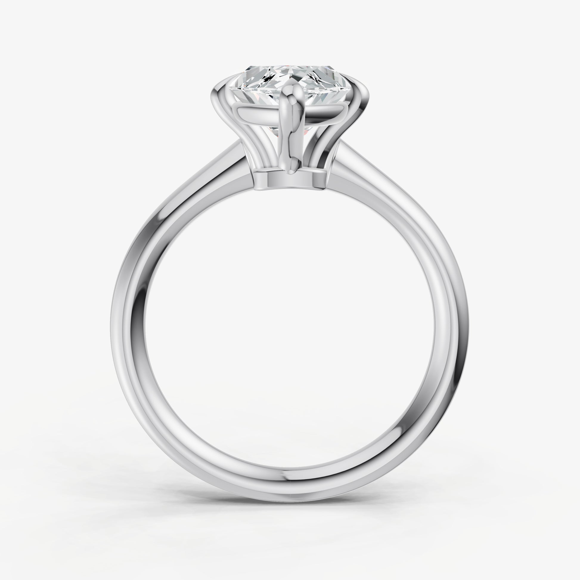 Marquise Compassss Claw Tapered Band