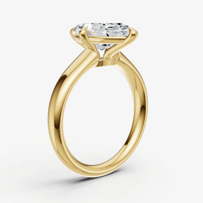 Marquise Compassss Claw Tapered Band
