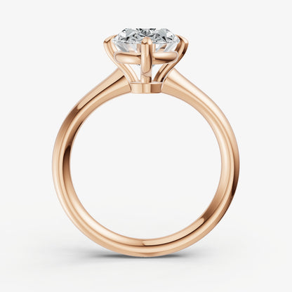 Oval Compassss Claw Tapered Band