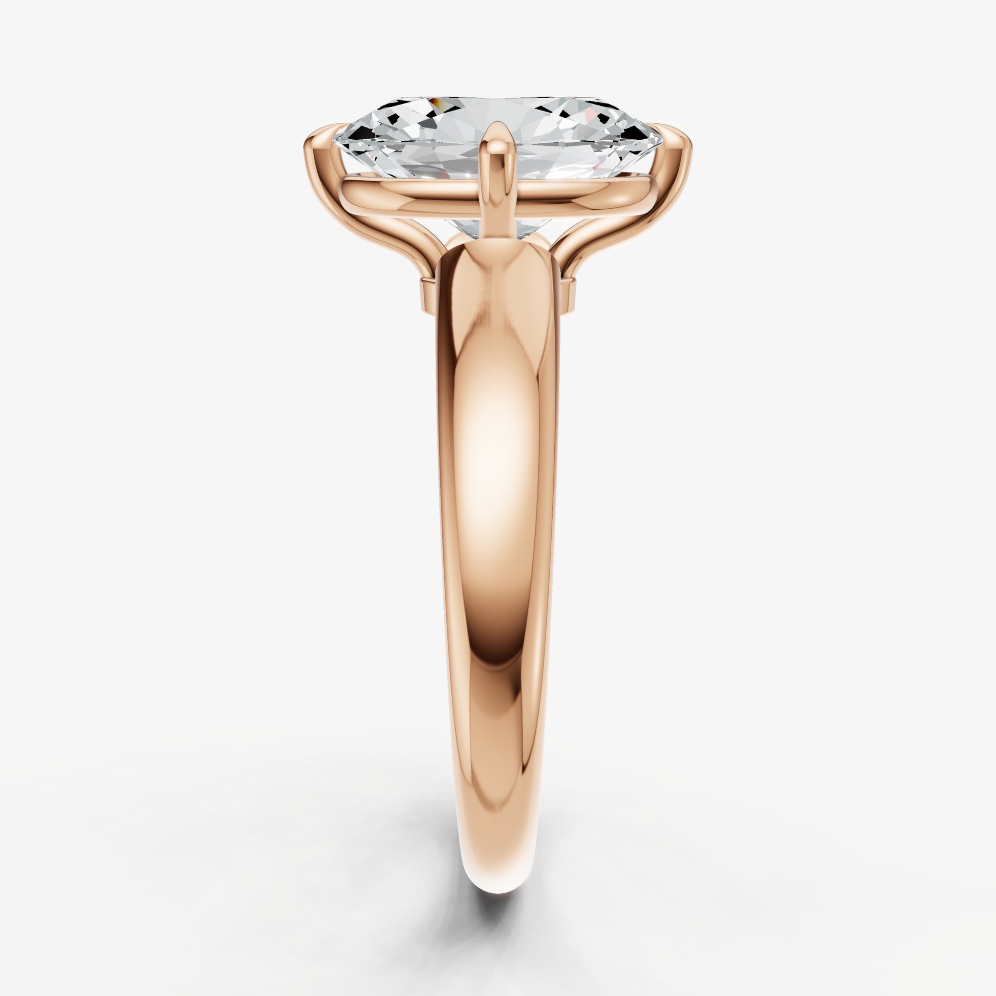 Oval Compassss Claw Tapered Band