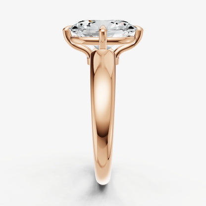 Oval Compassss Claw Tapered Band