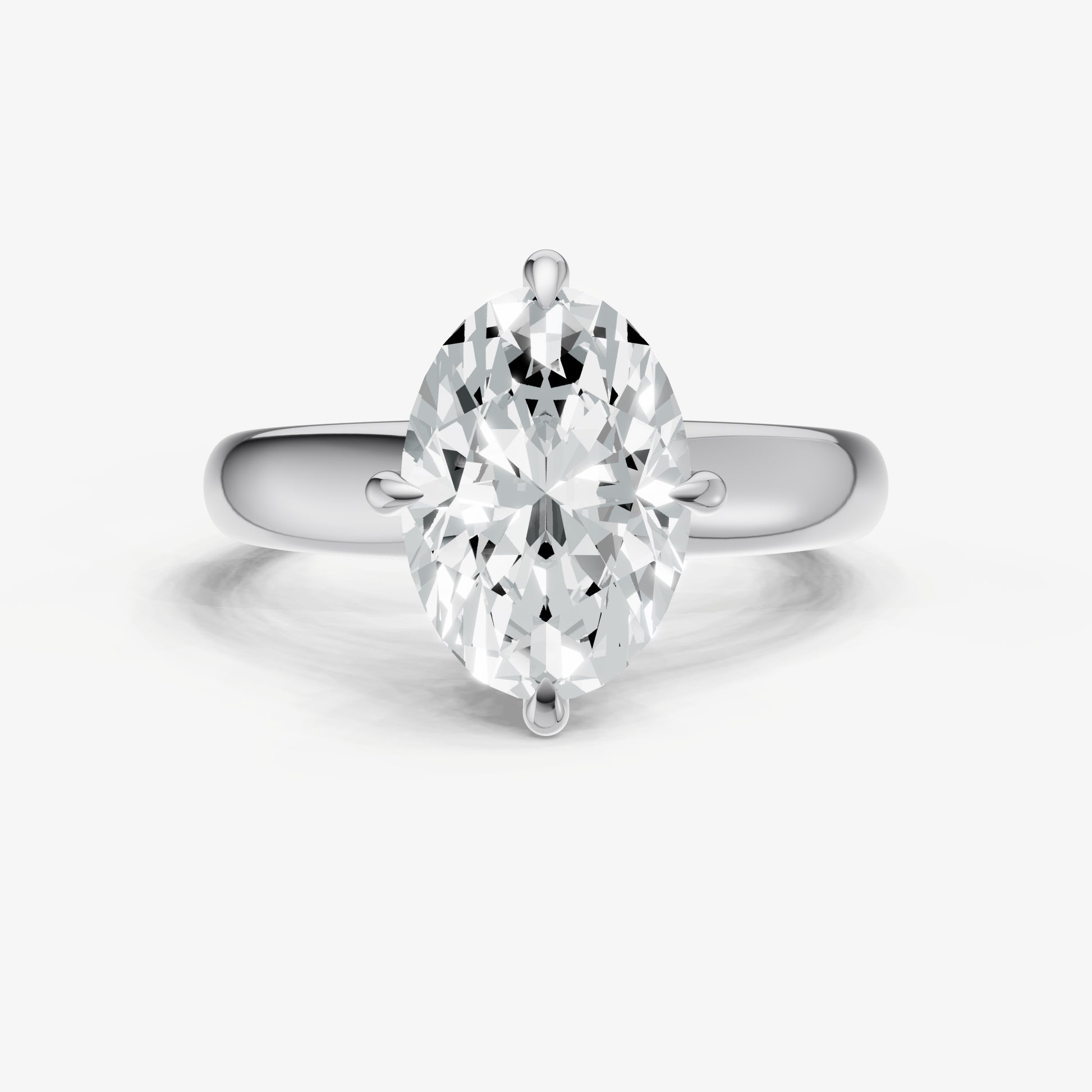 Oval Compassss Claw Tapered Band