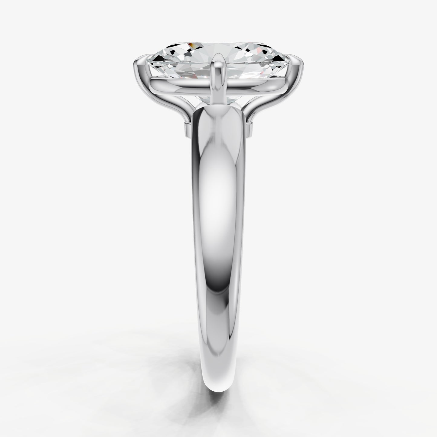 Oval Compassss Claw Tapered Band