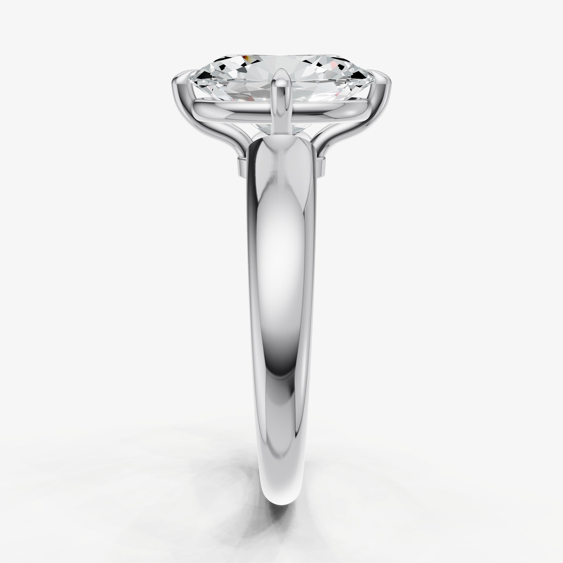 Oval Compassss Claw Tapered Band
