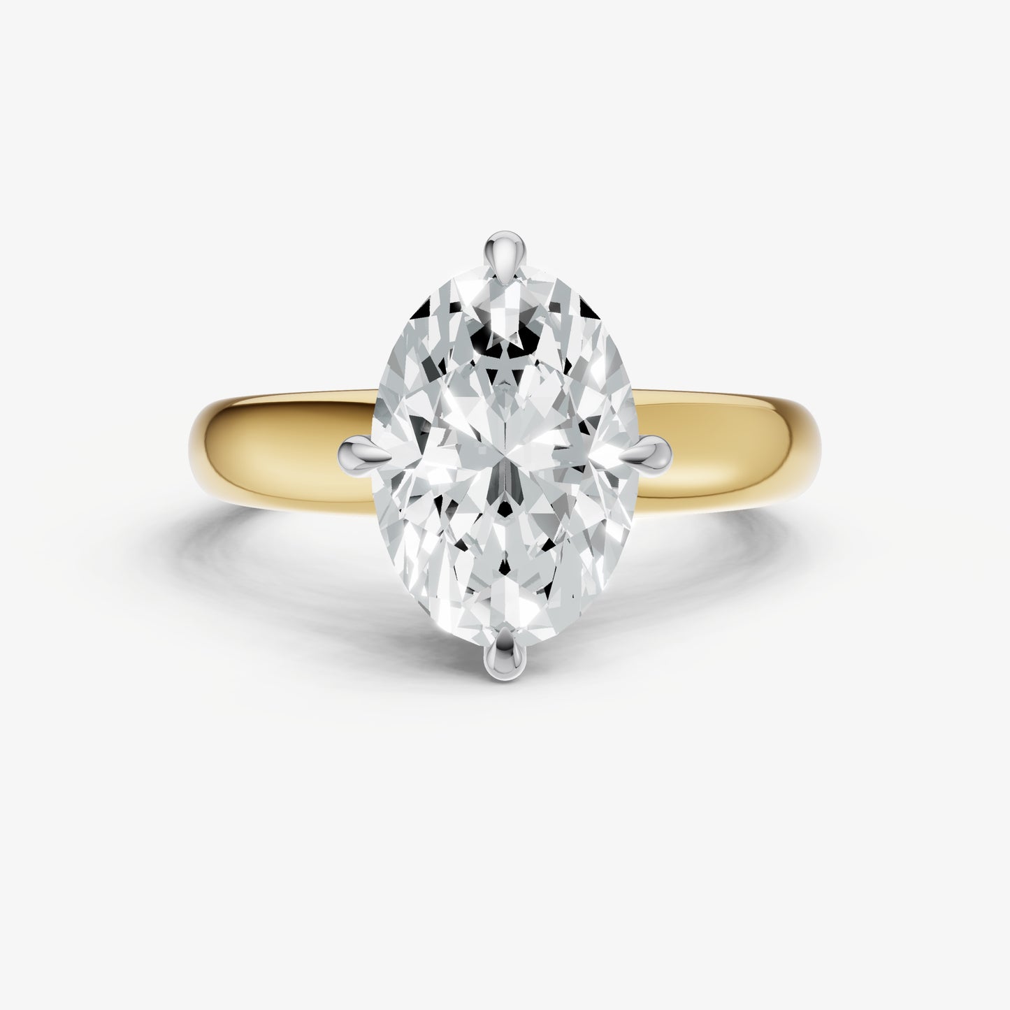 Oval Compassss Claw Tapered Band