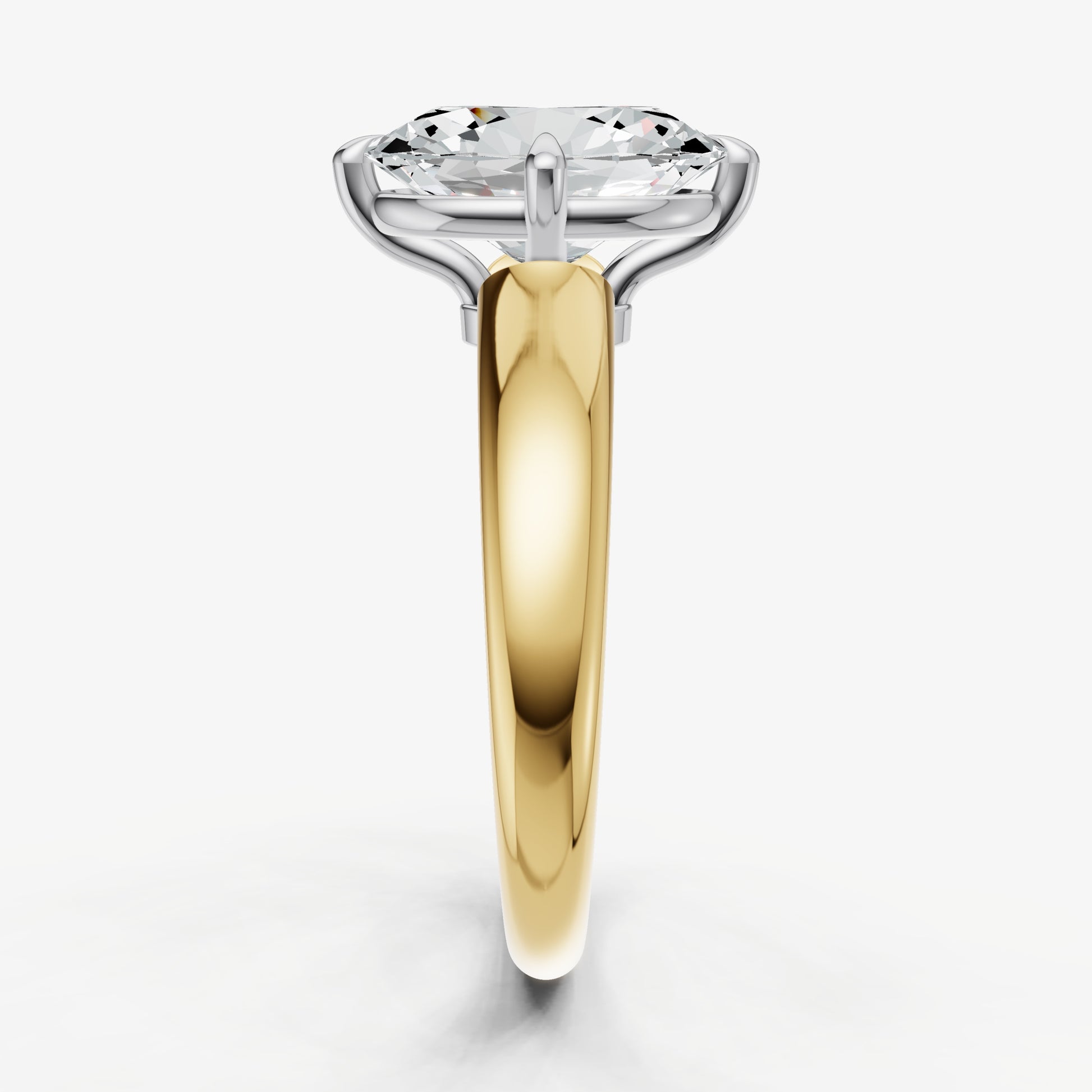 Oval Compassss Claw Tapered Band