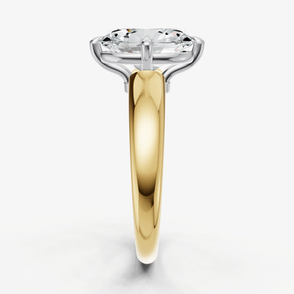 Oval Compassss Claw Tapered Band