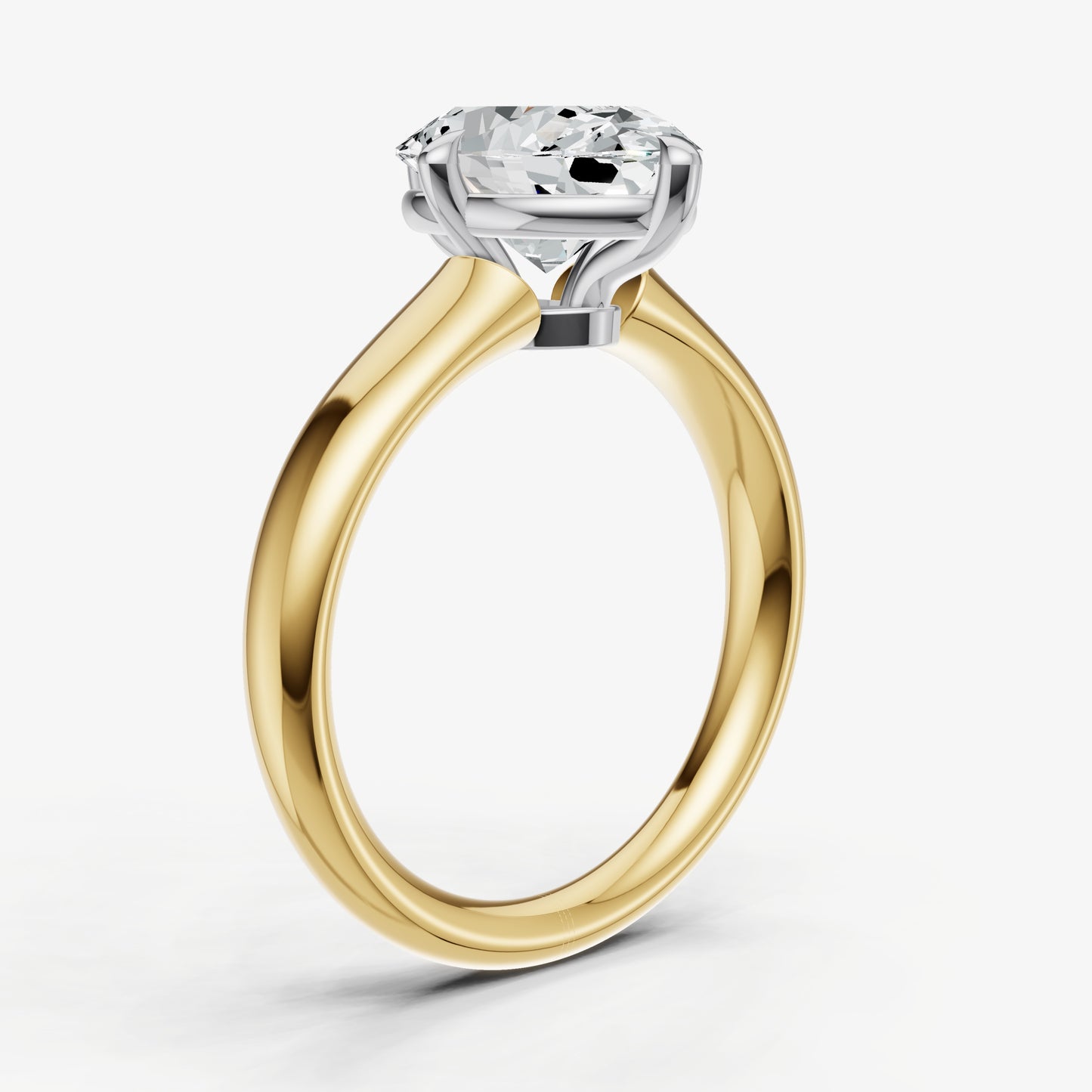 Oval Compassss Claw Tapered Band