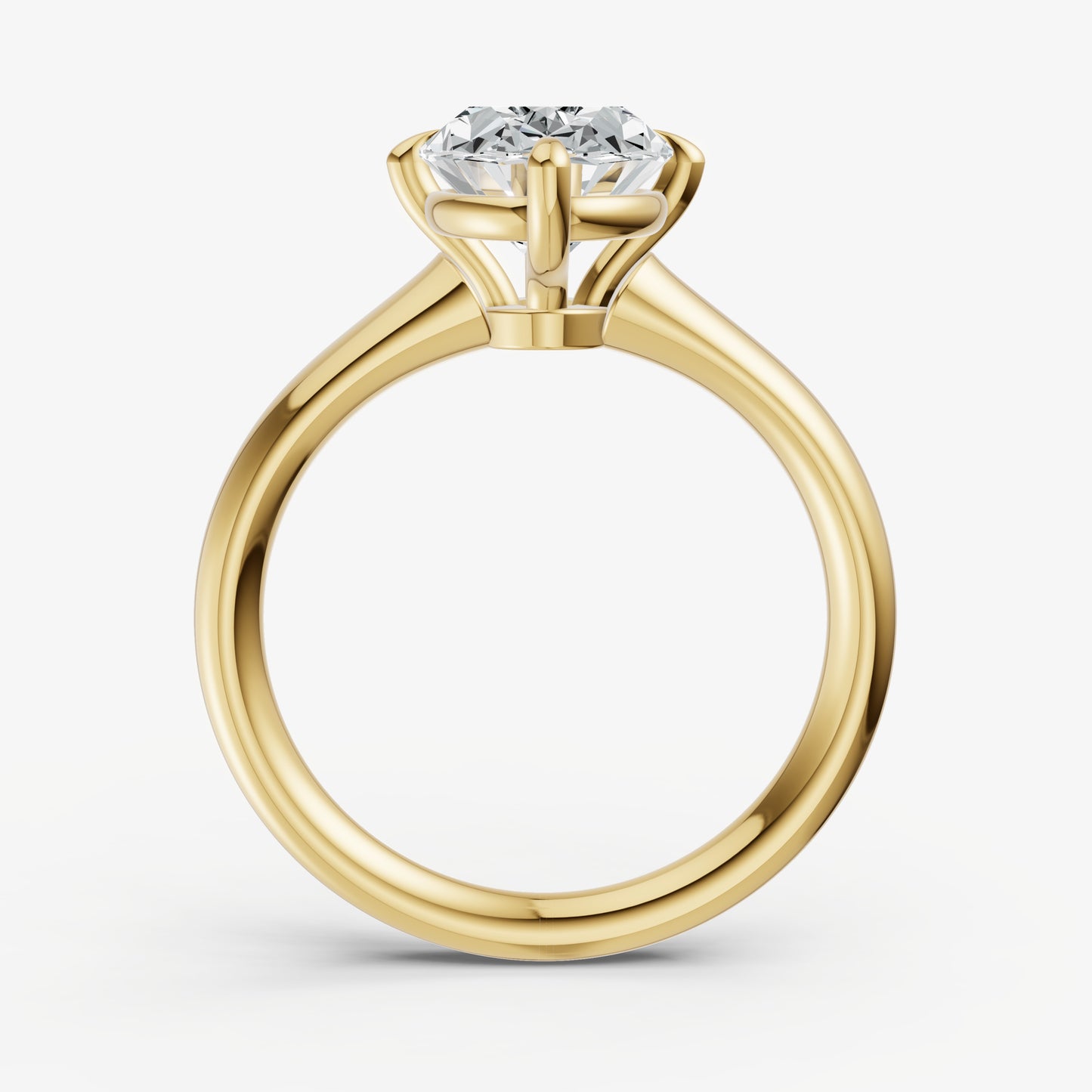 Oval Compassss Claw Tapered Band