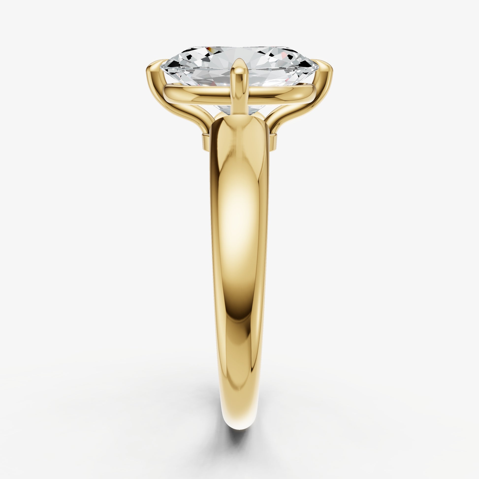 Oval Compassss Claw Tapered Band