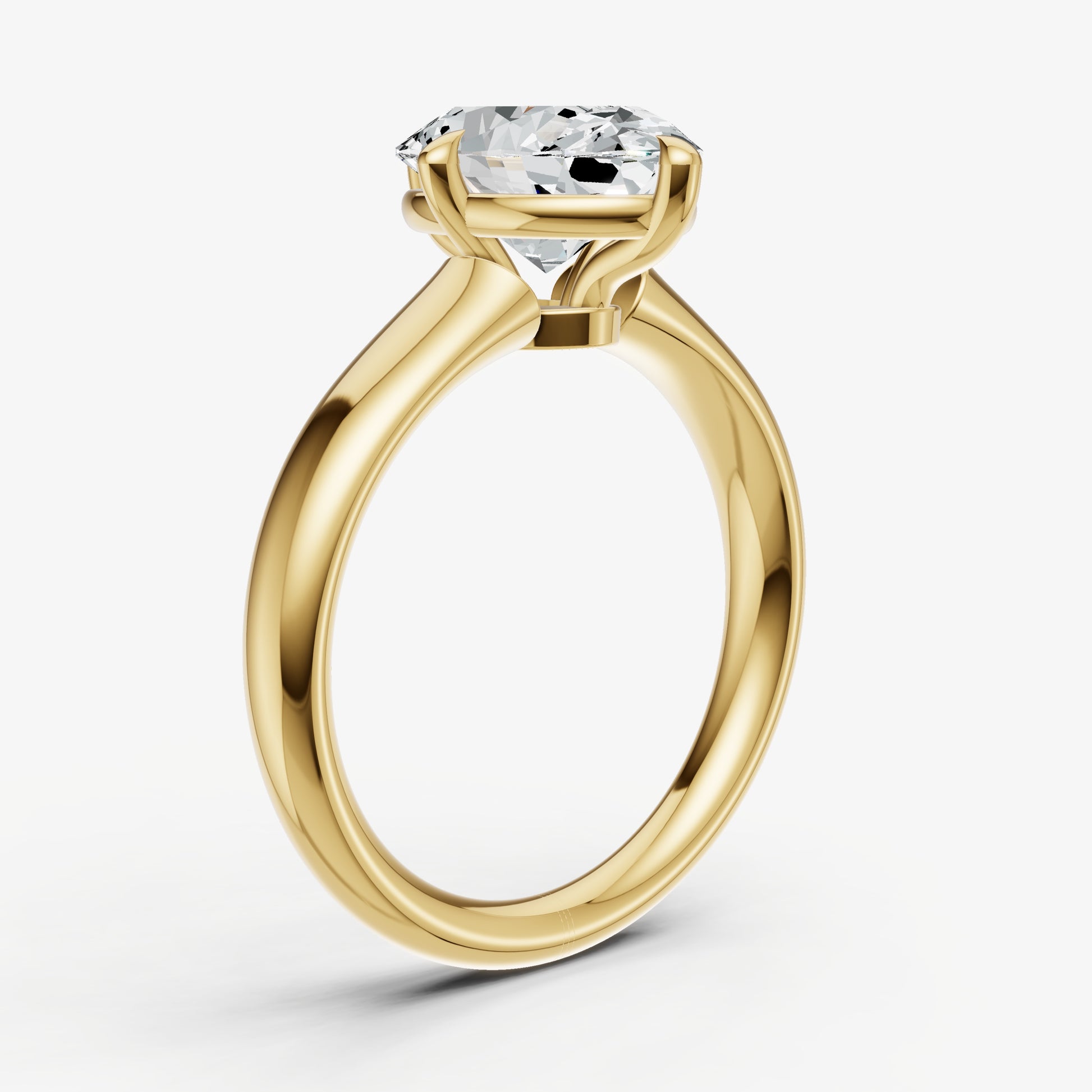 Oval Compassss Claw Tapered Band