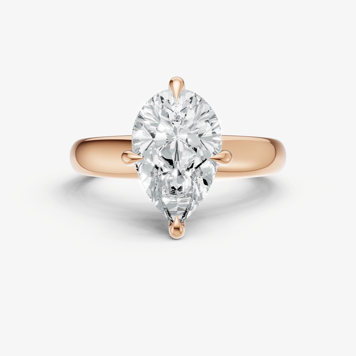 Pear Compassss Claw Tapered Band