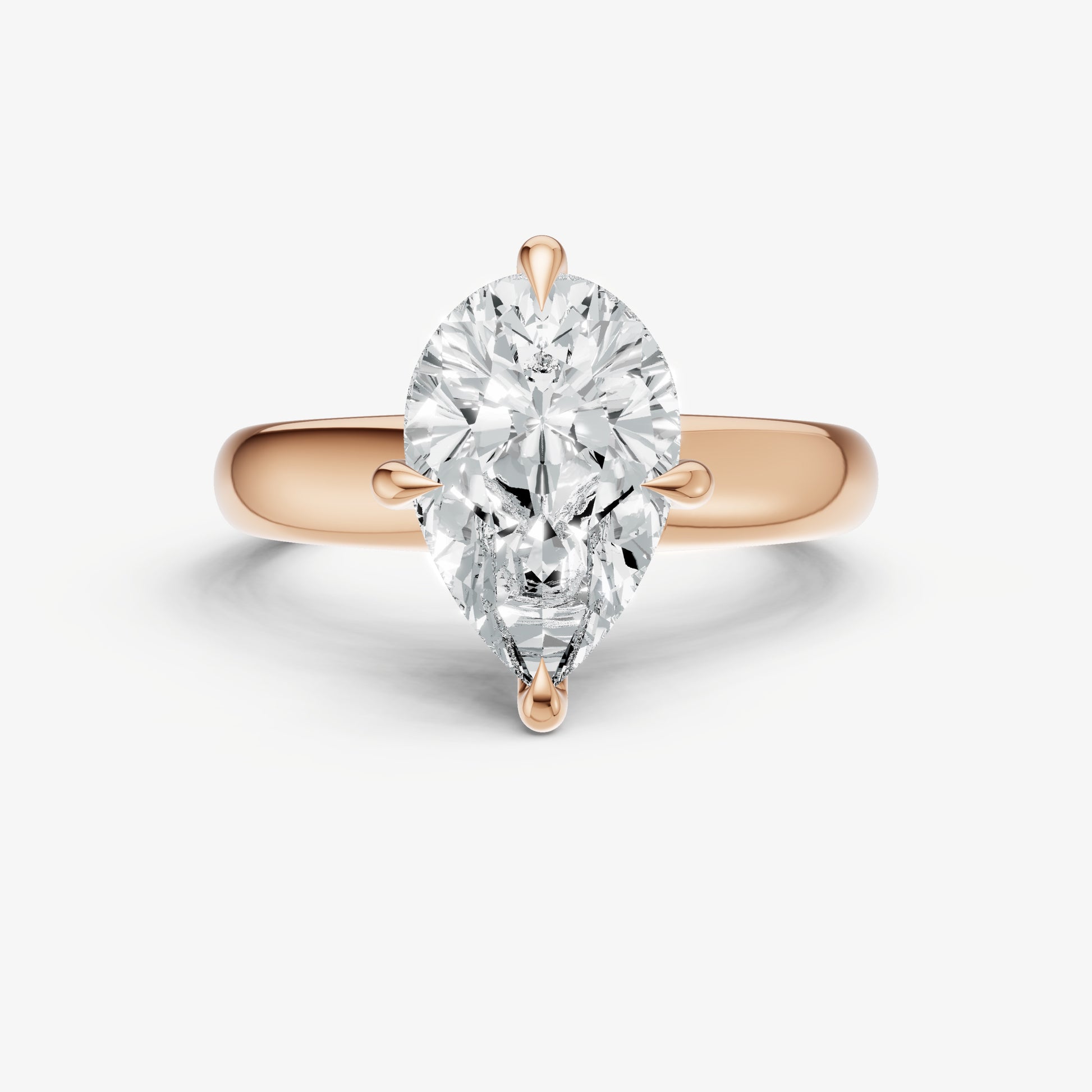 Pear Compassss Claw Tapered Band