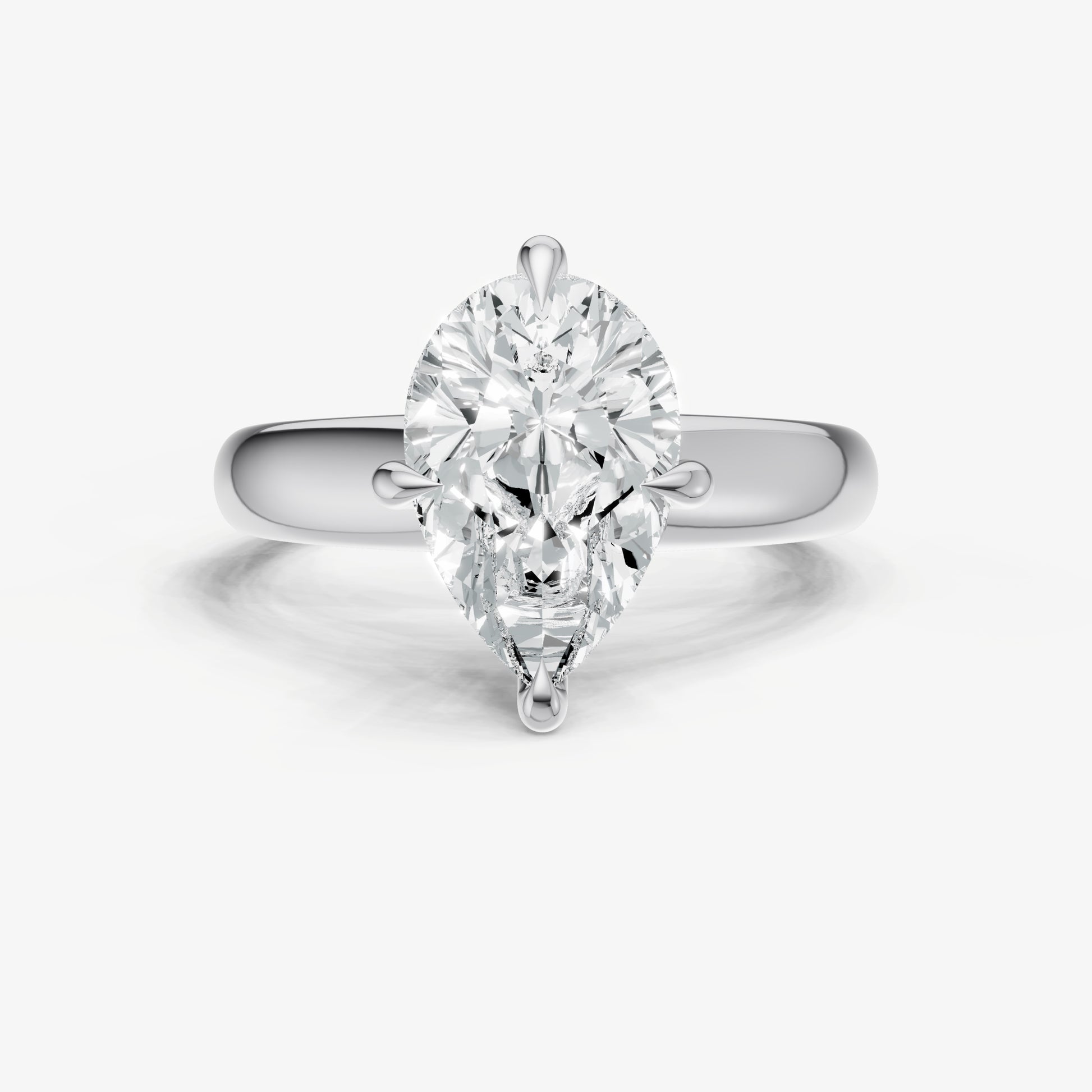 Pear Compassss Claw Tapered Band