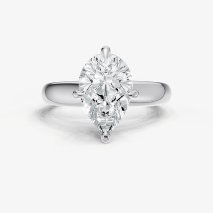 Pear Compassss Claw Tapered Band