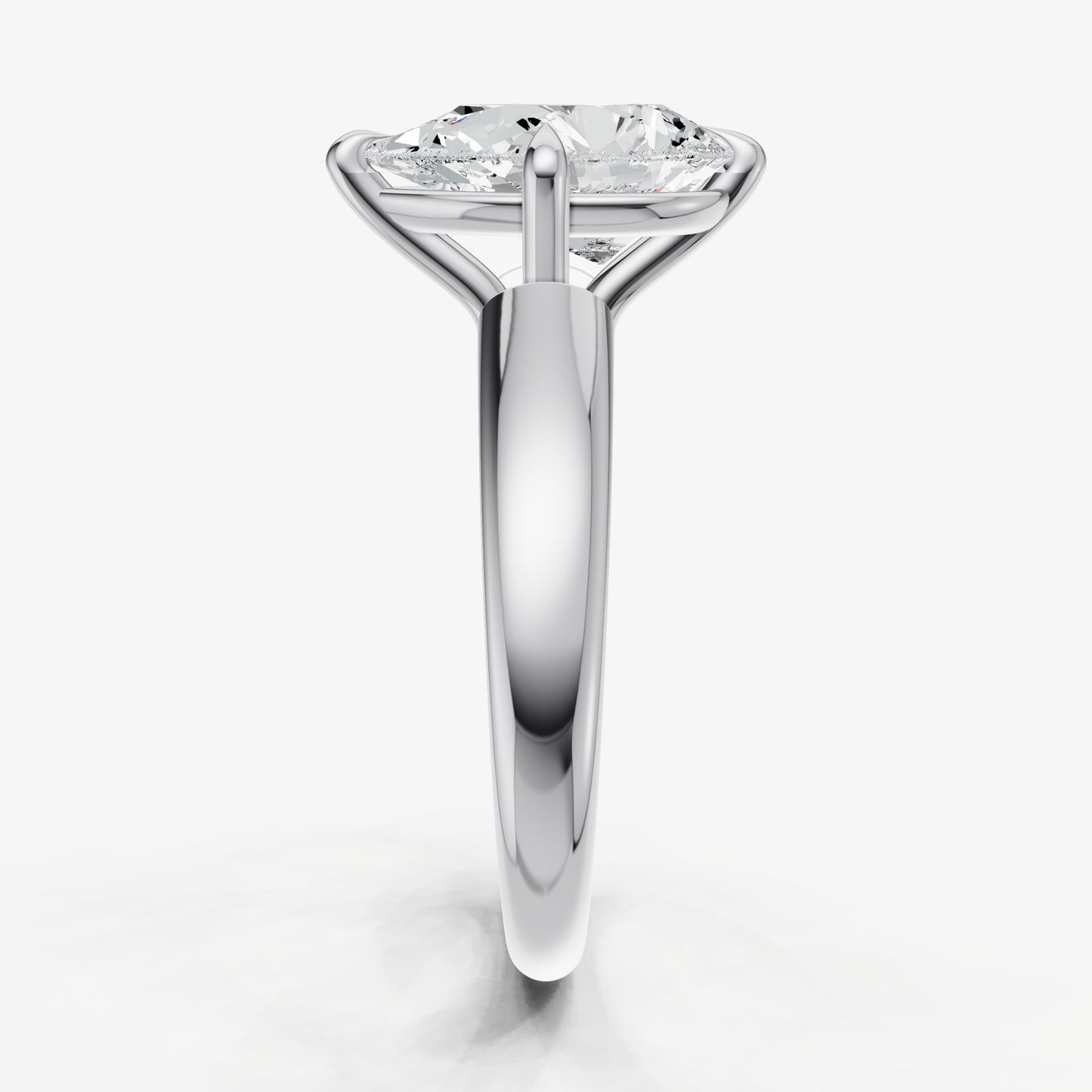 Pear Compassss Claw Tapered Band