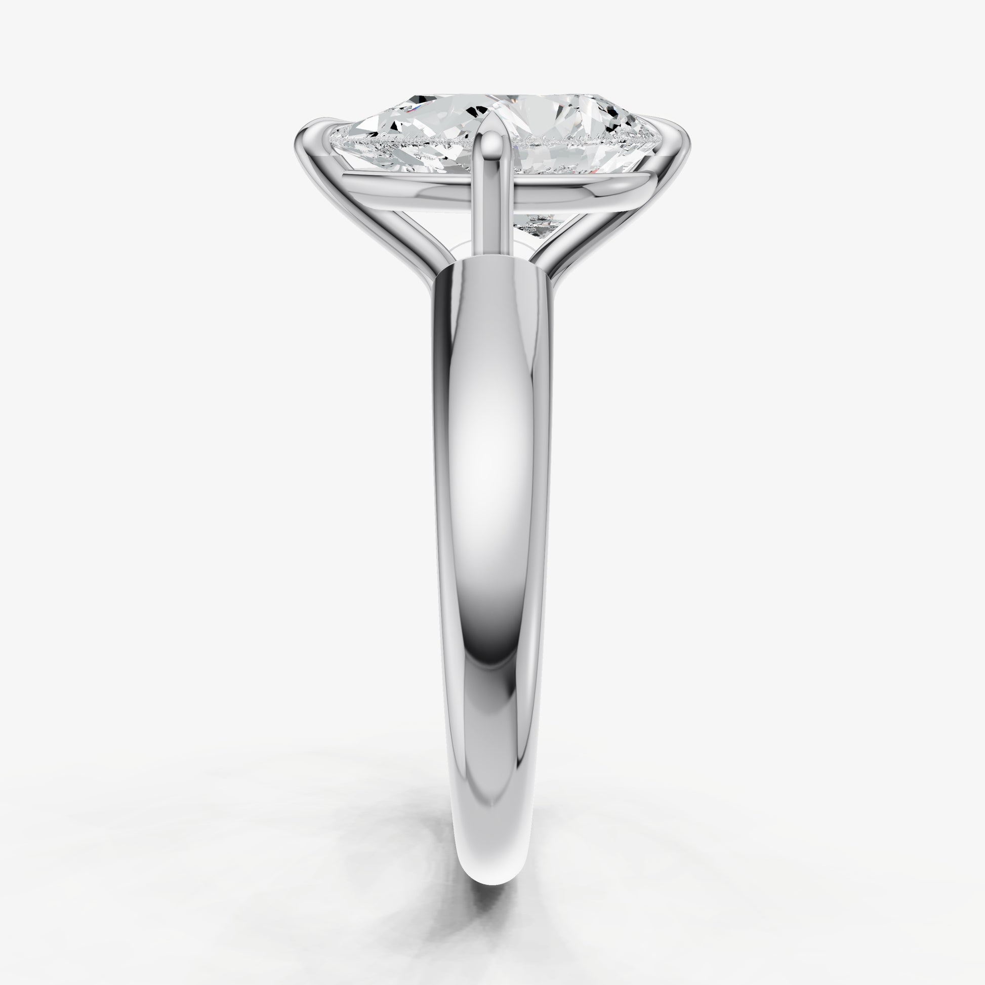 Pear Compassss Claw Tapered Band