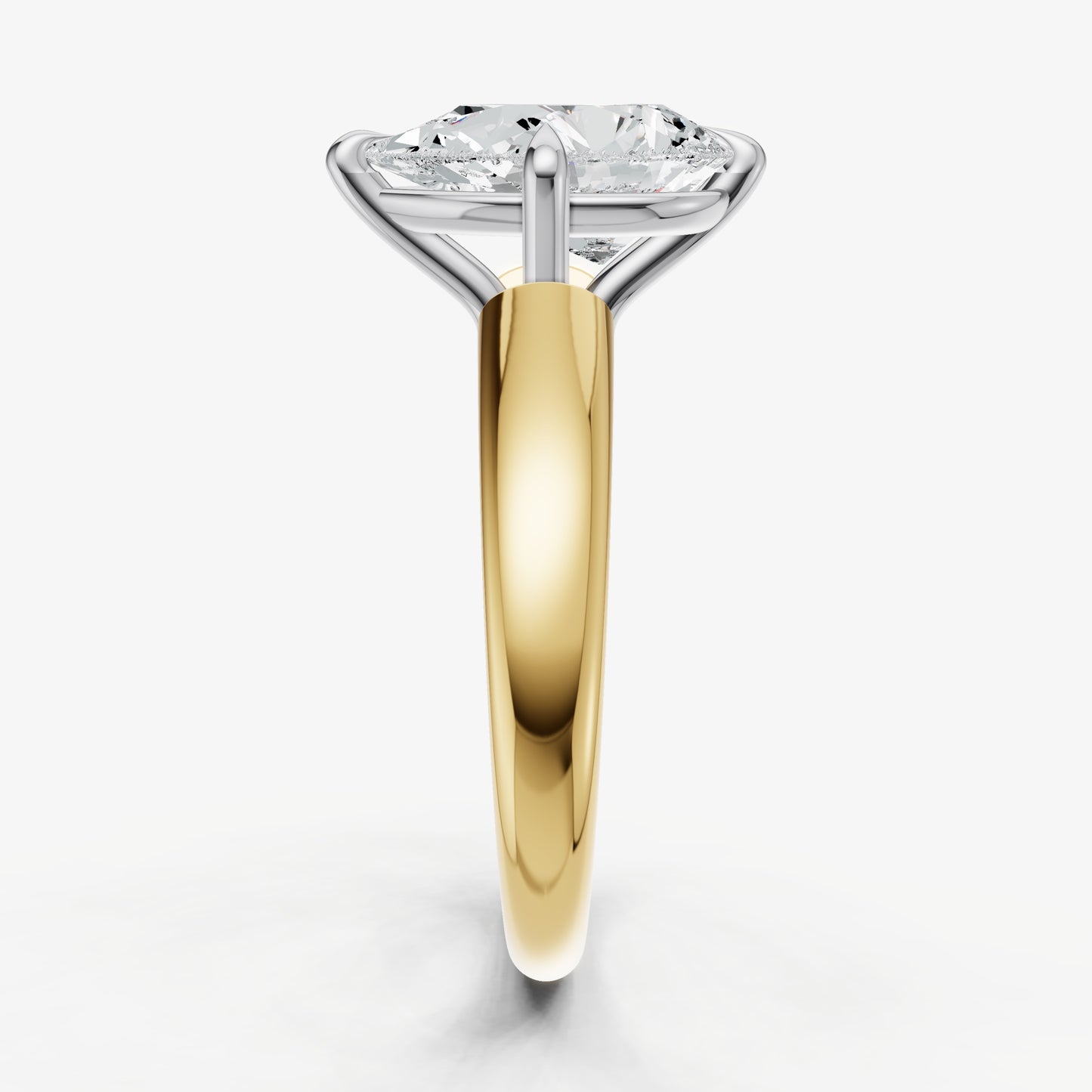 Pear Compassss Claw Tapered Band