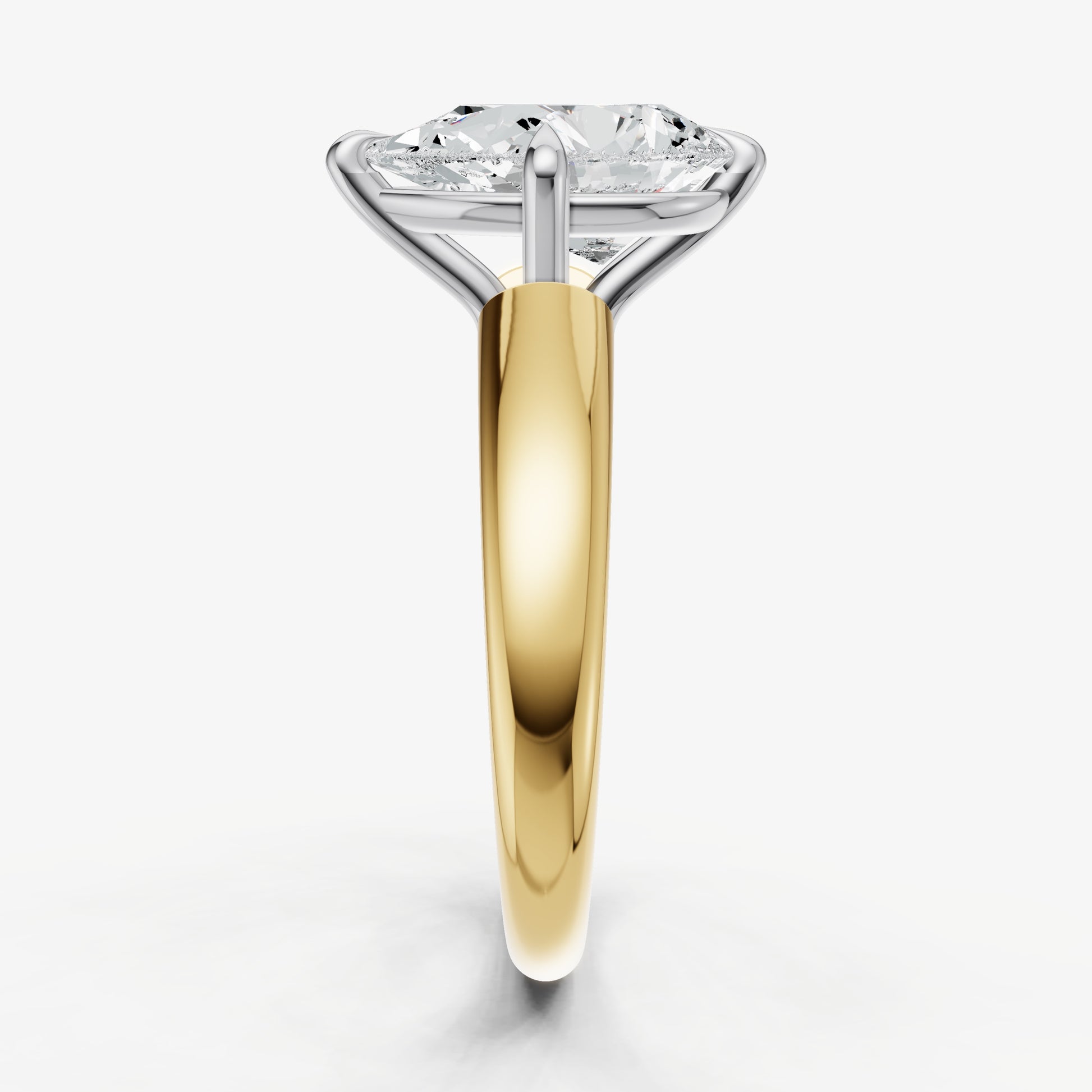 Pear Compassss Claw Tapered Band