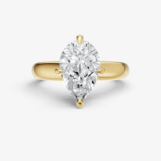 Pear Compassss Claw Tapered Band