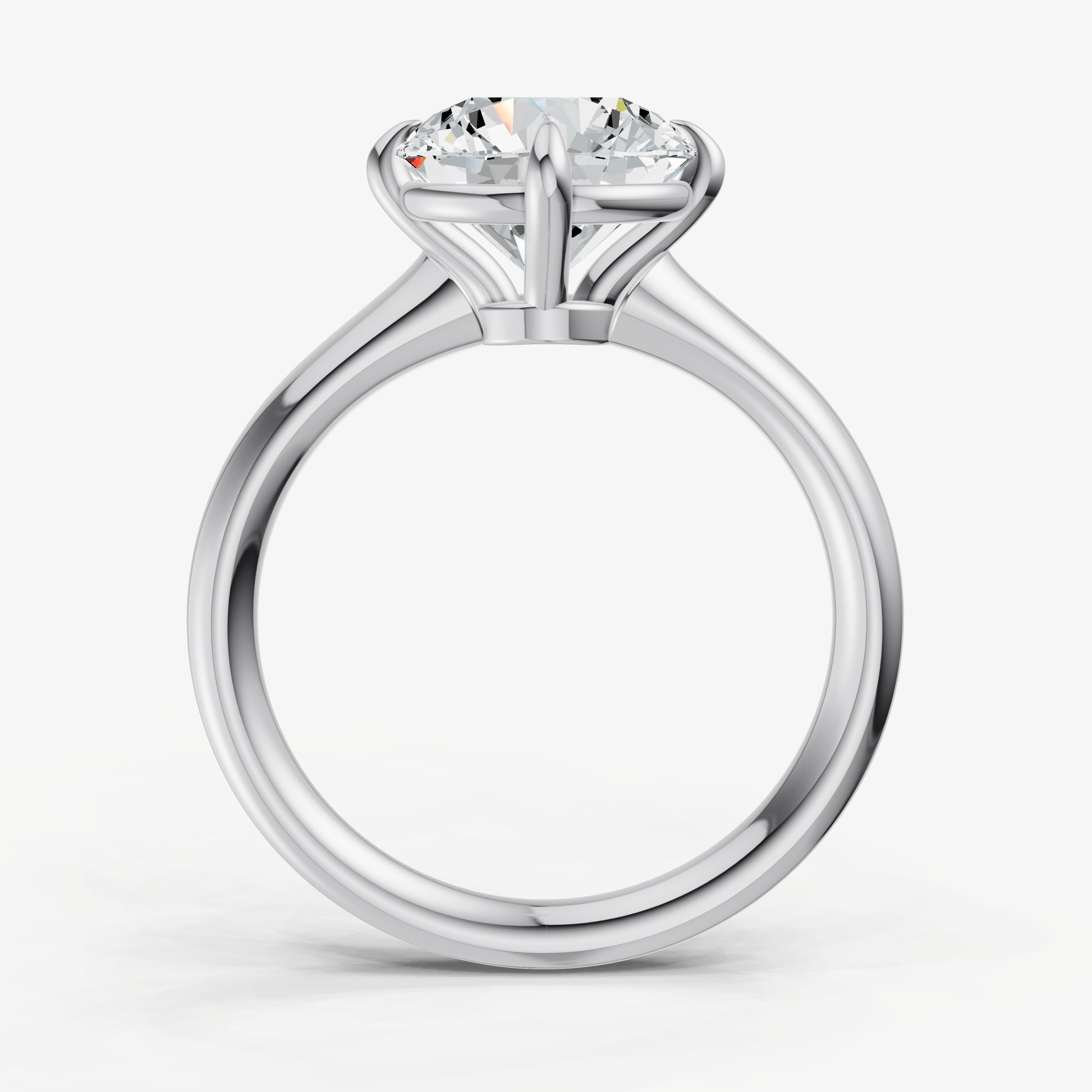 Round Compassss Claw Tapered Band