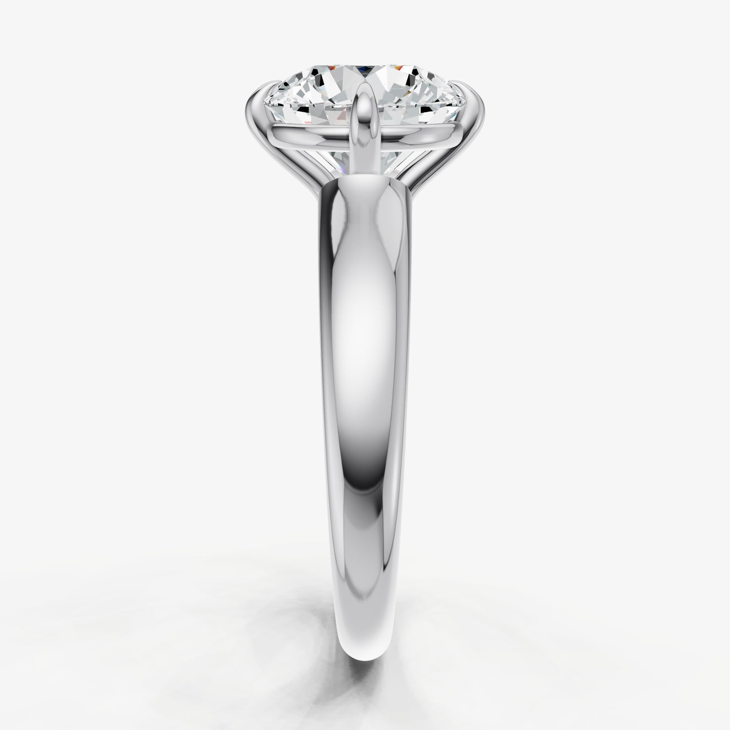 Round Compassss Claw Tapered Band