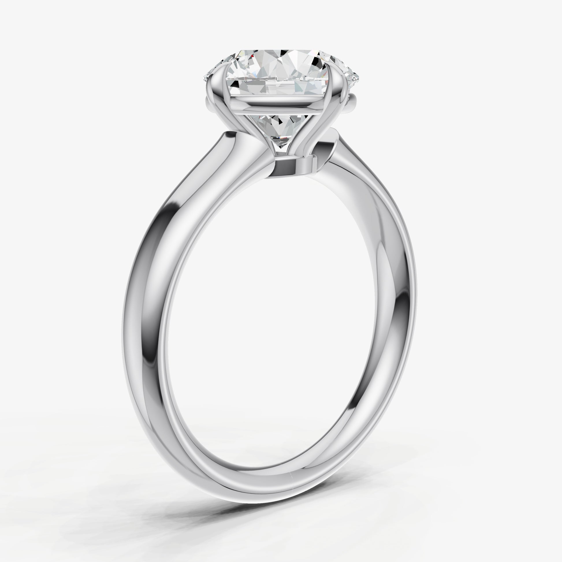 Round Compassss Claw Tapered Band