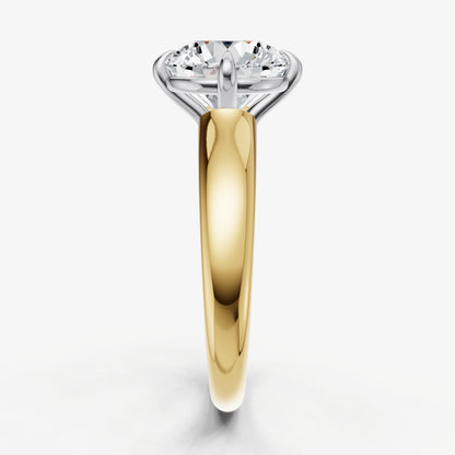 Round Compassss Claw Tapered Band