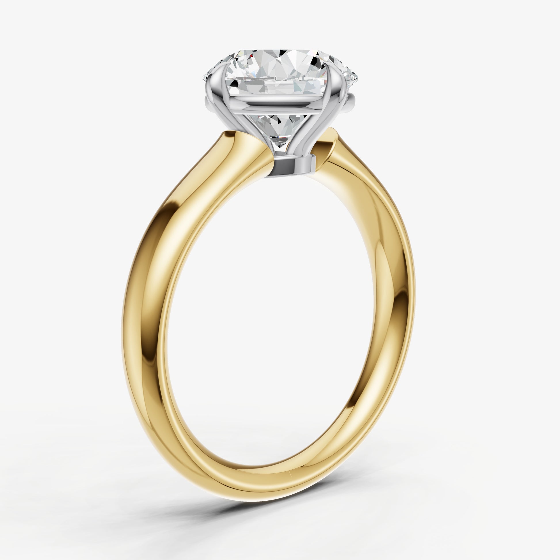 Round Compassss Claw Tapered Band