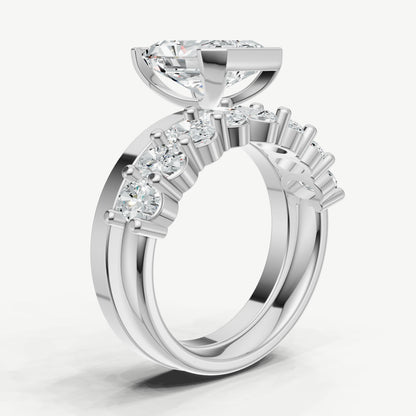 Radiant Bezel Set Solitaire Engagement Ring