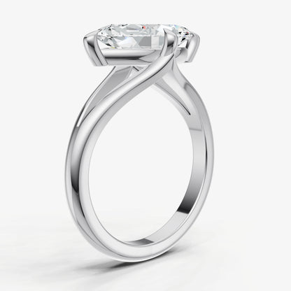 Marquise Split Band Engagement Ring