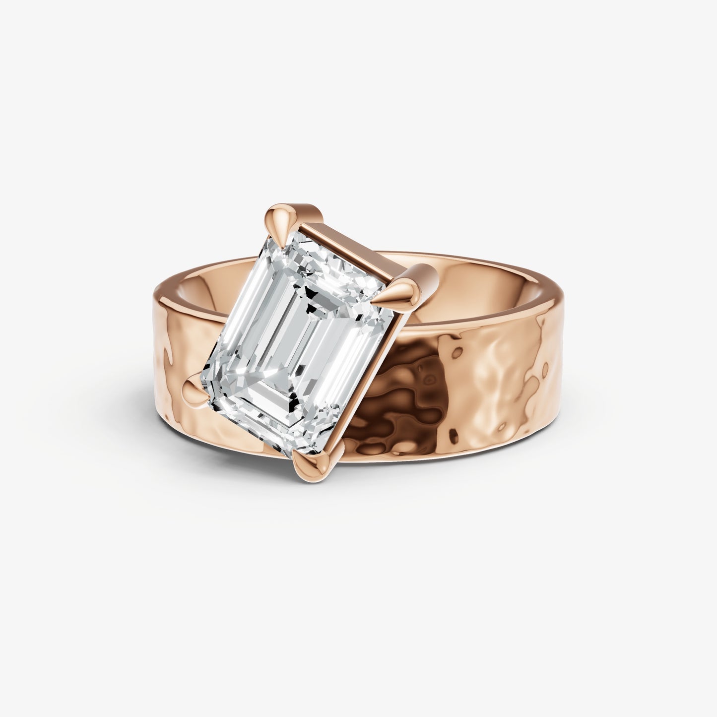 Emerald Bold Oval Engagement Ring Collection