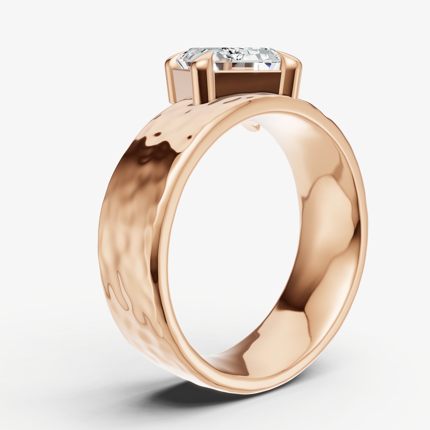 Emerald Bold Oval Engagement Ring Collection