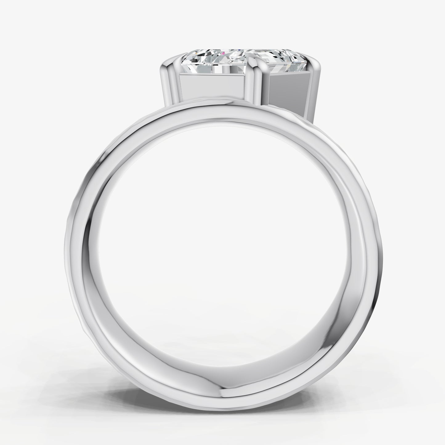 Emerald Bold Oval Engagement Ring Collection
