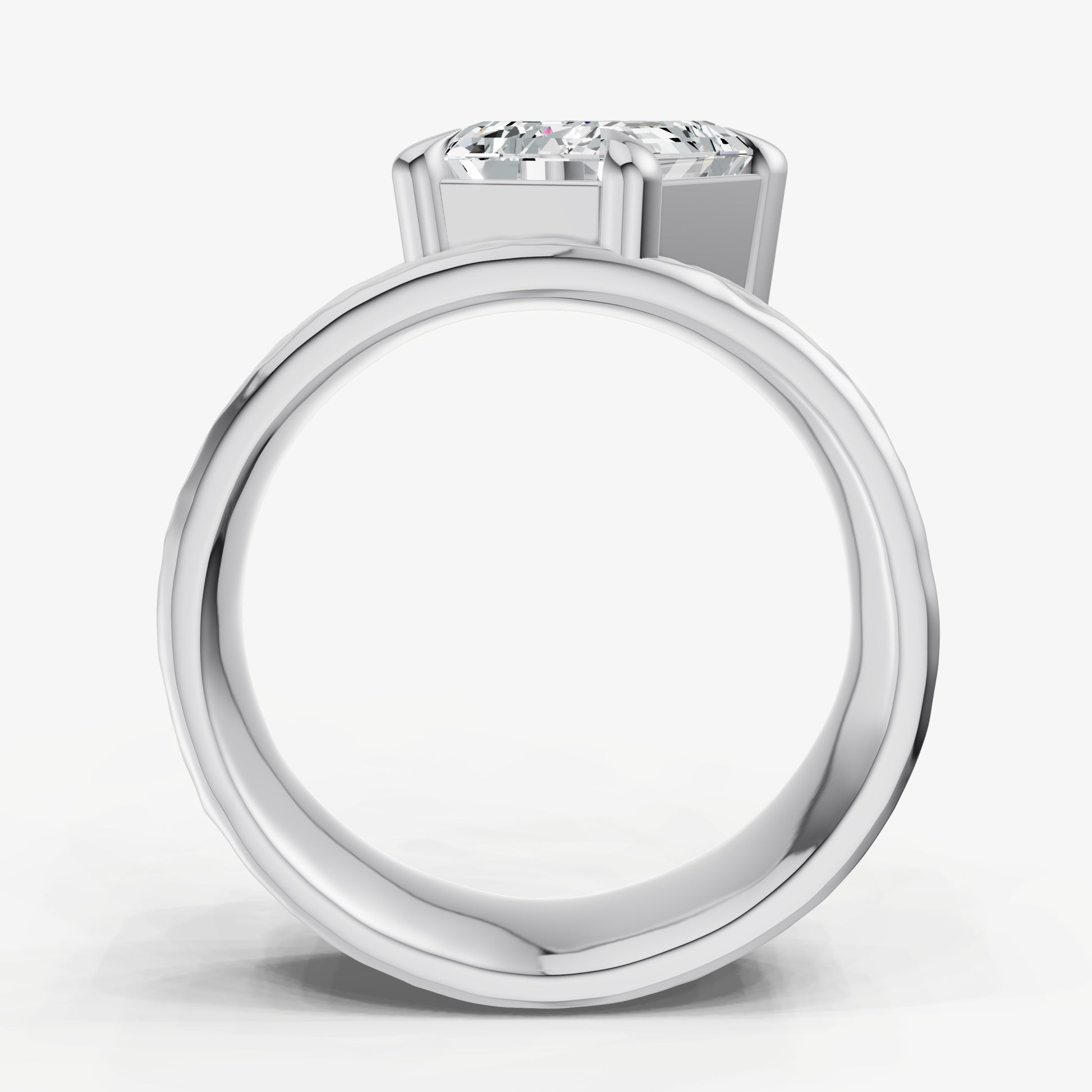Emerald Bold Oval Engagement Ring Collection