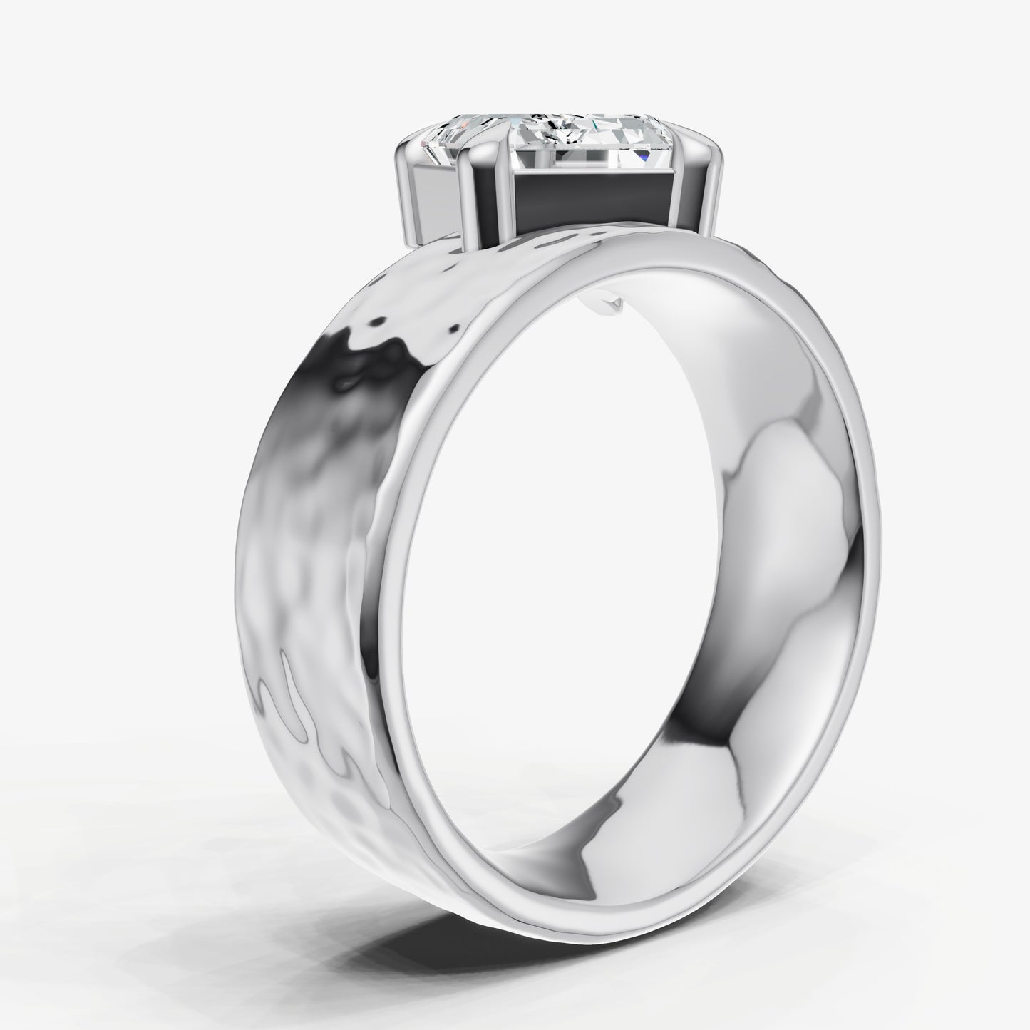 Emerald Bold Oval Engagement Ring Collection