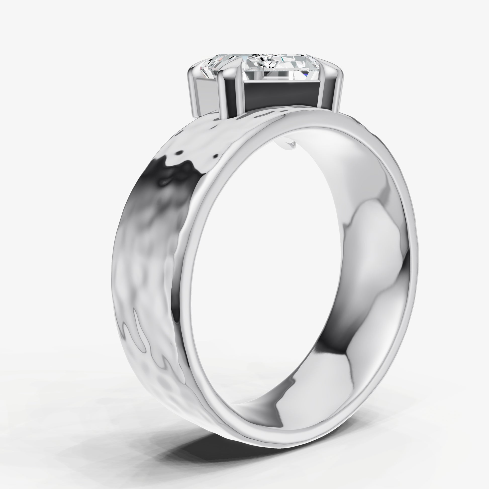 Emerald Bold Oval Engagement Ring Collection
