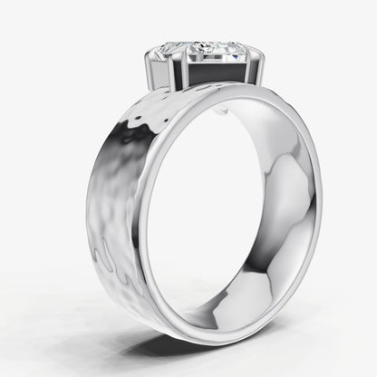 Emerald Bold Oval Engagement Ring Collection