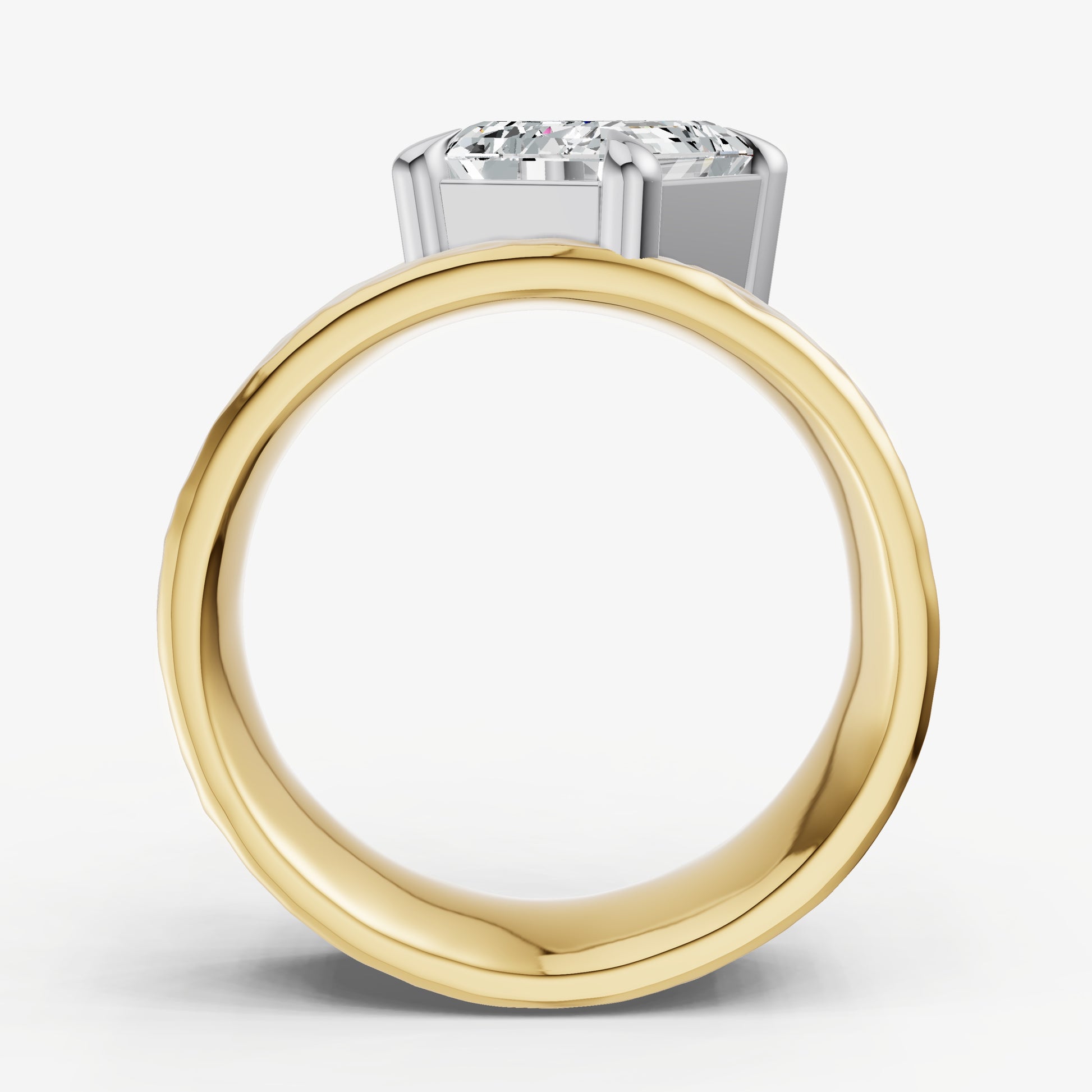 Emerald Bold Oval Engagement Ring Collection