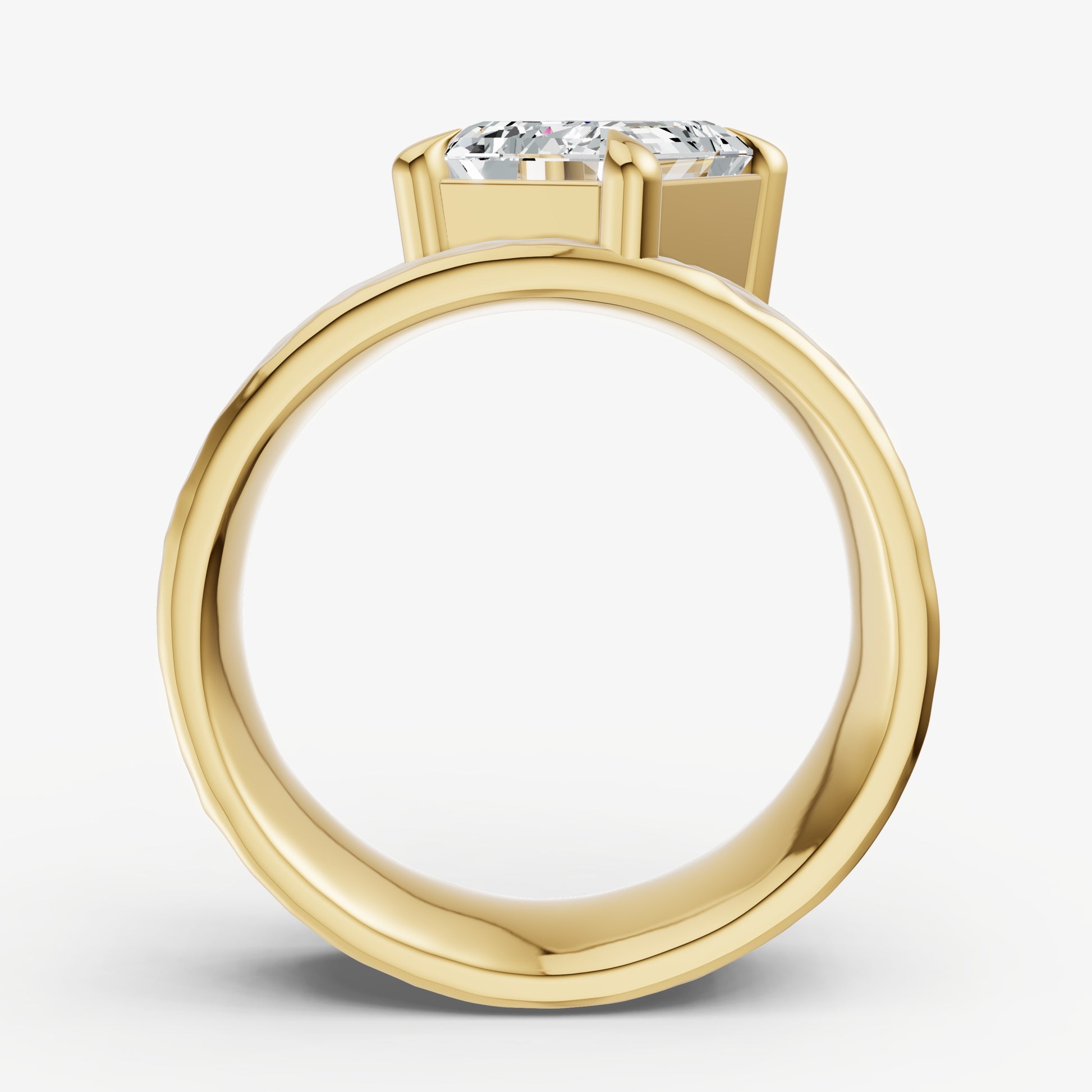 Emerald Bold Oval Engagement Ring Collection