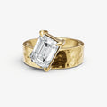 Emerald Bold Engagement Ring